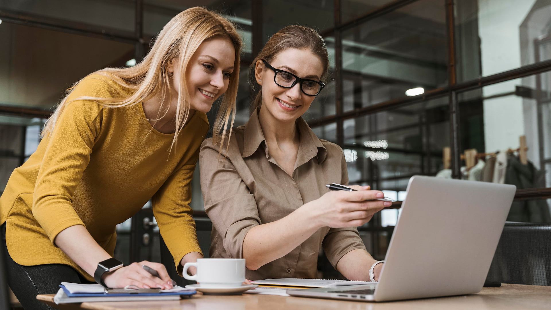 young-smiley-businesswomen paystub